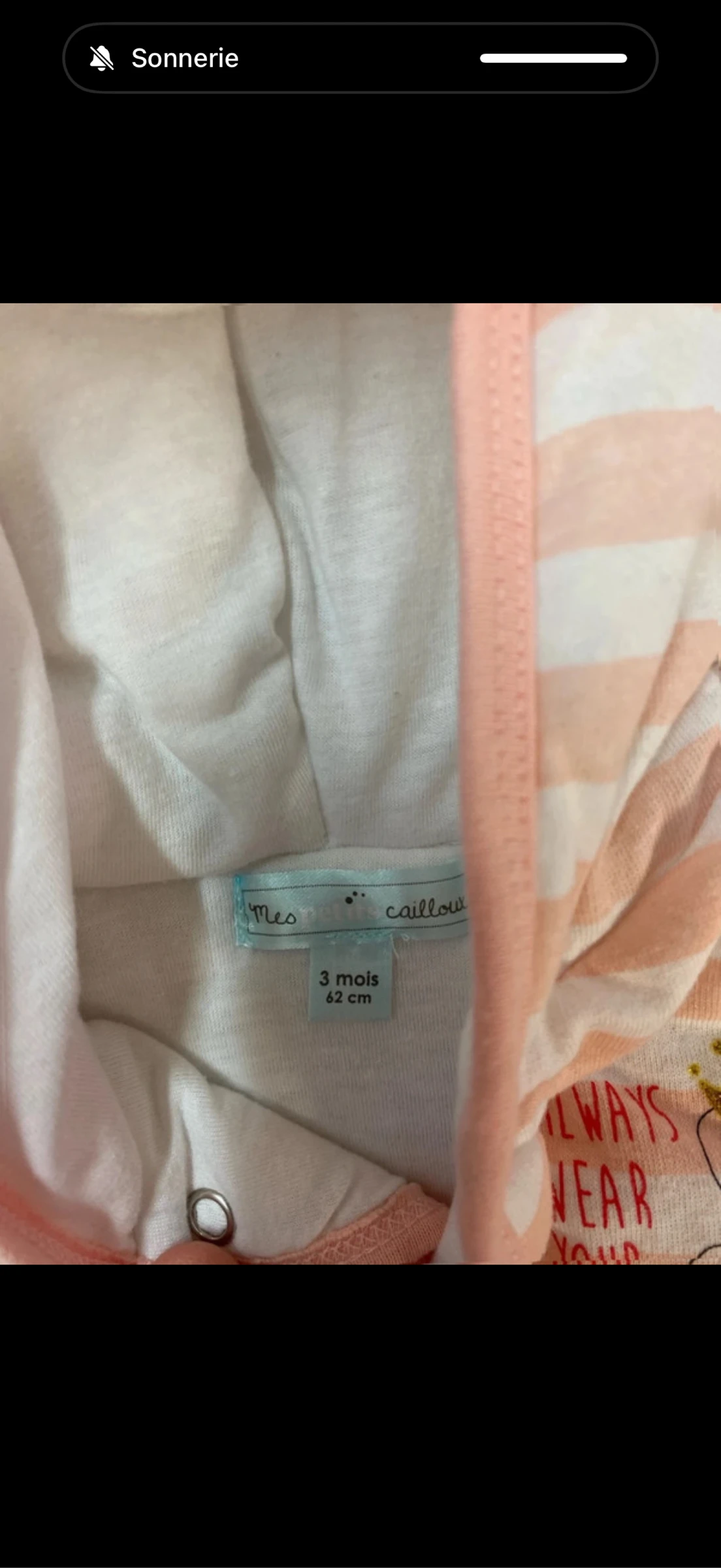 Ensemble bébé fille - mes Petits Cailloux - Taille 3 mois – photo 4
